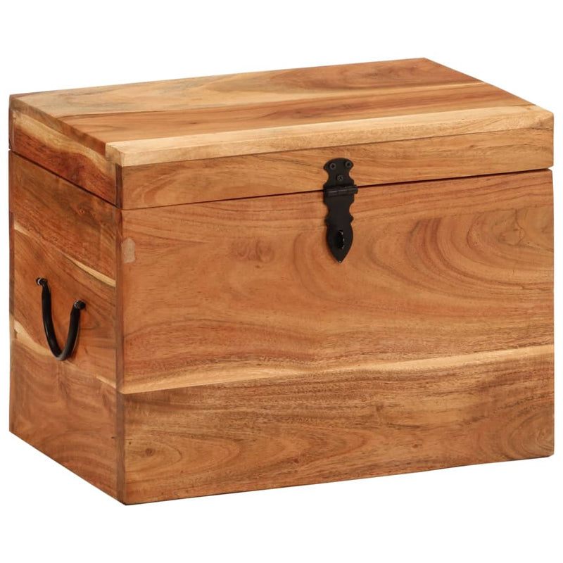 Storage Box 39x28x31 cm Solid Wood Acacia