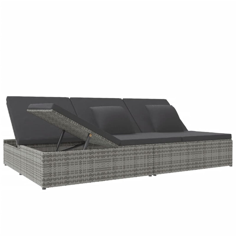 Convertible_Sun_Bed_with_Cushions_Poly_Rattan_Dark_Grey_IMAGE_3
