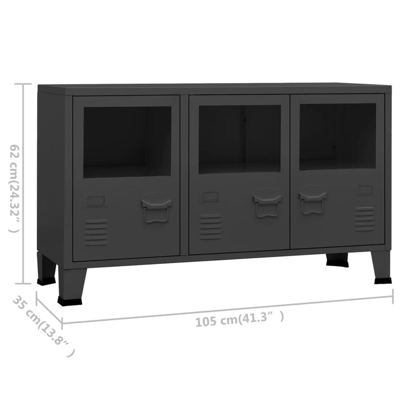 Industrial_Sideboard_Anthracite_105x35x62_cm_Metal_and_Glass_IMAGE_9_EAN:8720286699454