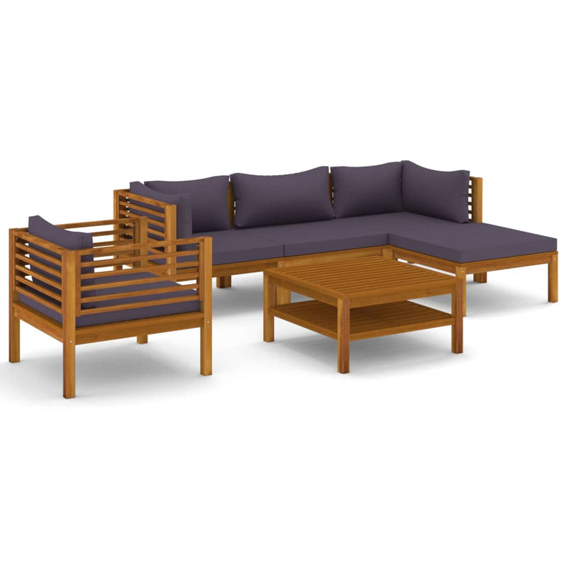 6_Piece_Garden_Lounge_Set_with_Cushion_Solid_Acacia_Wood_IMAGE_2
