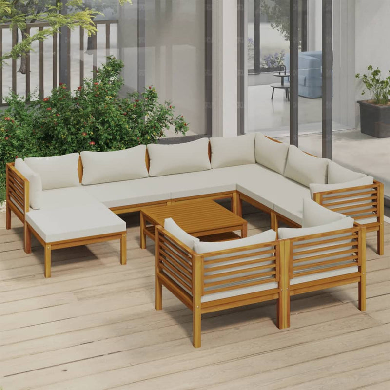 10_Piece_Garden_Lounge_Set_with_Cream_Cushion_Solid_Acacia_Wood_IMAGE_1
