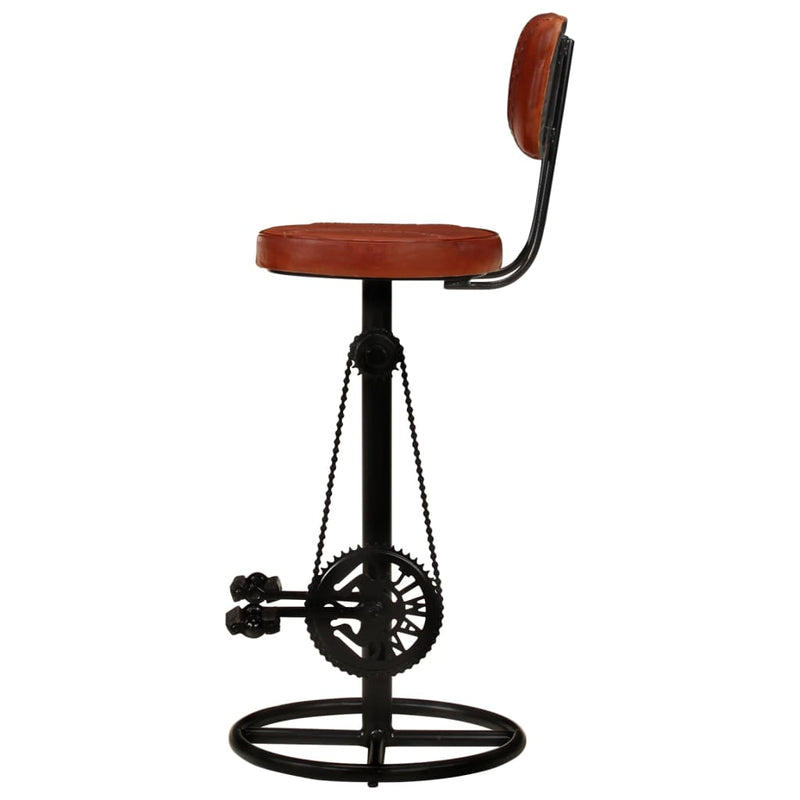 Bar_Stools_2_pcs_Black_and_Brown_Real_Goat_Leather_IMAGE_4_EAN:8720286705988