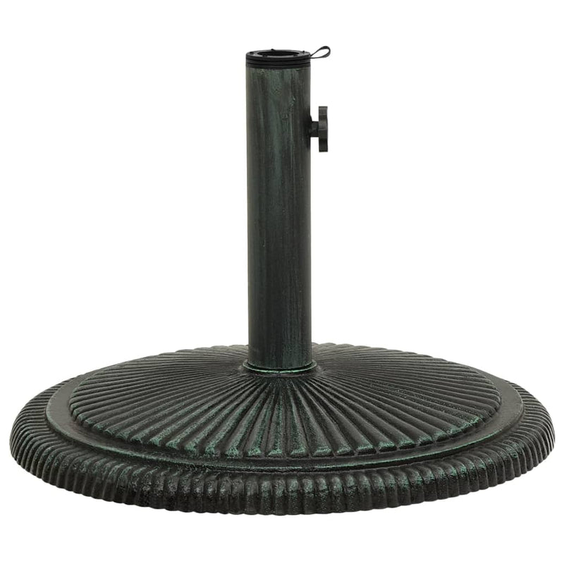 Umbrella Base Green 45x45x30 cm Cast Iron