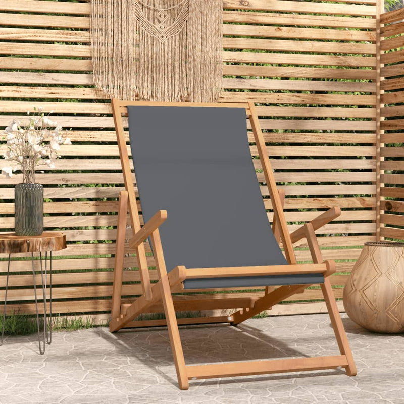 Folding_Beach_Chair_Solid_Wood_Teak_Grey_IMAGE_1