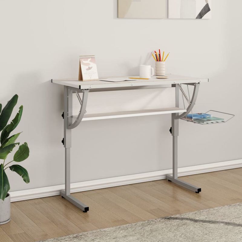 Craft_Desk_White_and_Grey_110x53x(58-87)_cm_Engineered_Wood_and_Steel_IMAGE_1