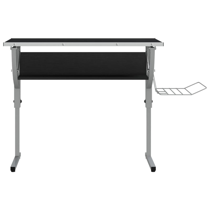 Craft_Desk_Black_and_Grey_110x53x(58-87)_cm_Engineered_Wood_and_Steel_IMAGE_3