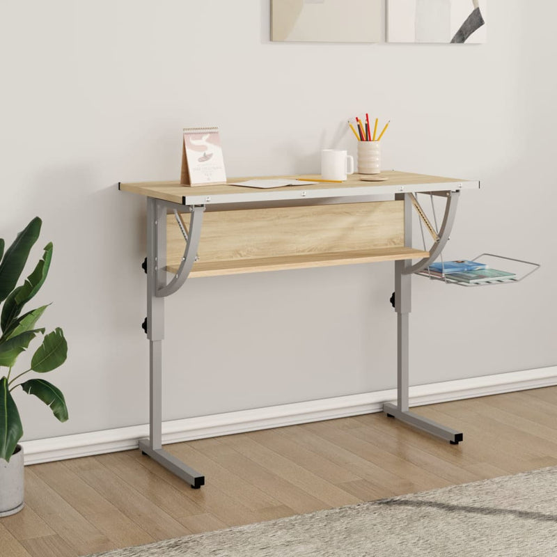 Craft_Desk_Sonoma_Oak_and_Grey_110x53x(58-87)cm_Engineered_Wood_and_Steel_IMAGE_1