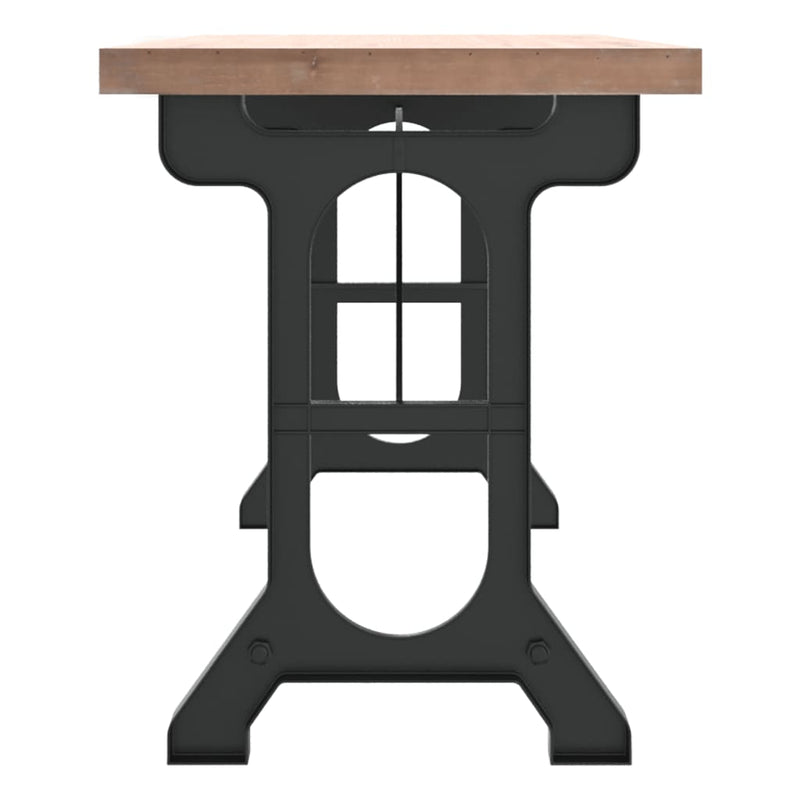 Dining_Table_110x65x82_cm_Solid_Wood_Fir_and_Iron_IMAGE_4_EAN:8720286831427