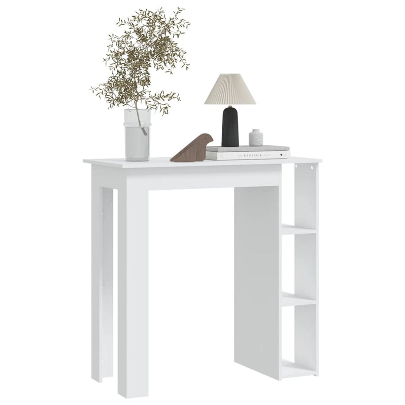 Bar_Table_with_Shelf_White_102x50x103.5_cm_Engineered_Wood_IMAGE_5