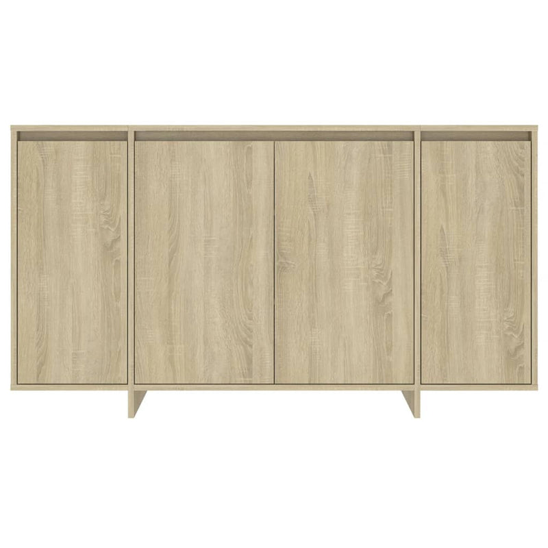 Sideboard Sonoma Oak 135x41x75 cm Engineered Wood