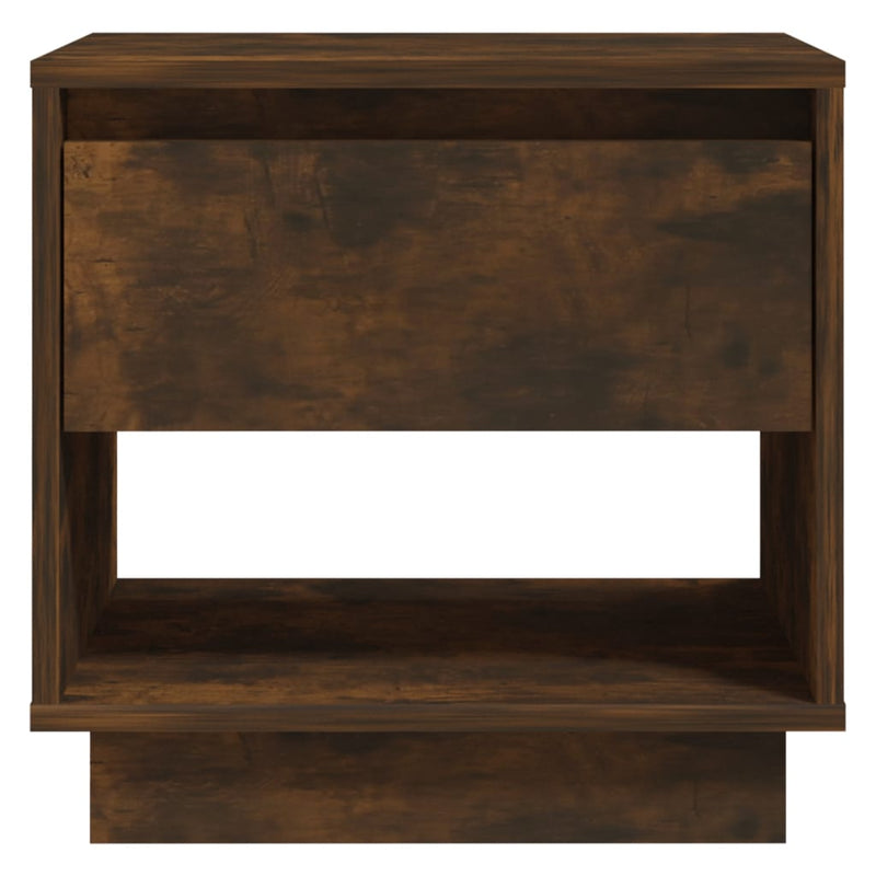 Bedside Cabinets 2 pcs Smoked Oak 45x34x44 cm Engineered Wood