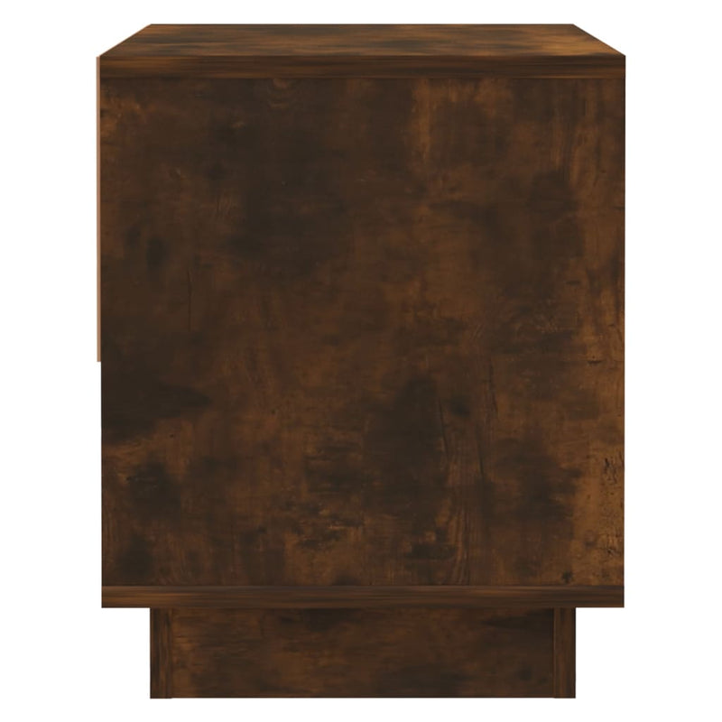 Bedside Cabinets 2 pcs Smoked Oak 45x34x44 cm Engineered Wood