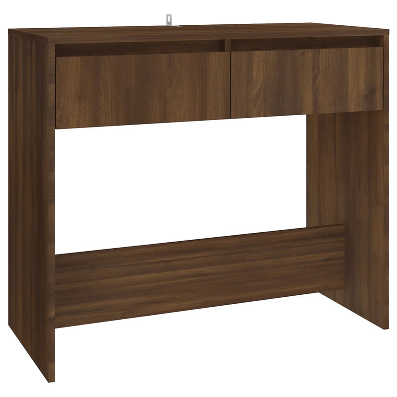 Console_Table_Brown_Oak_89x41x76.5_cm_Engineered_Wood_IMAGE_2