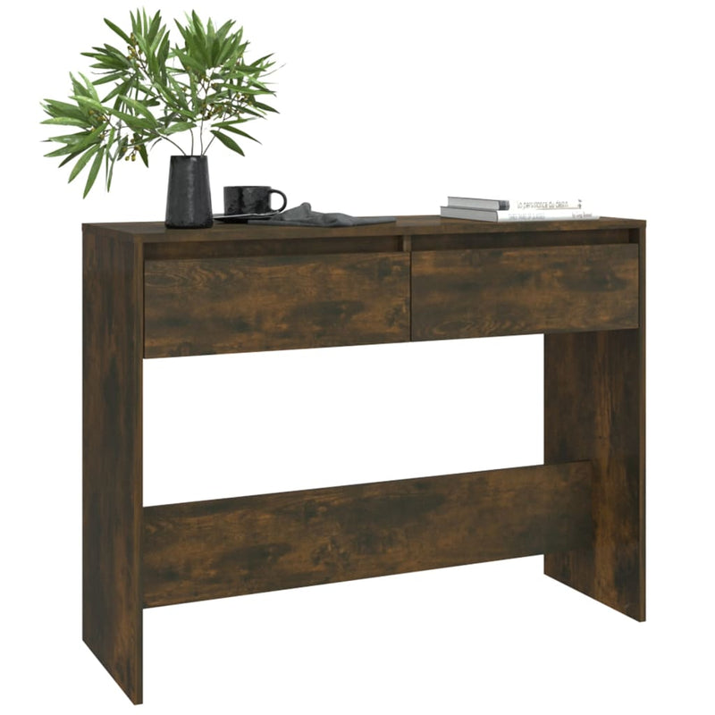 Console_Table_Smoked_Oak_100x35x76.5_cm_Engineered_Wood_IMAGE_3