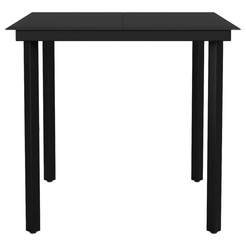 Garden_Dining_Table_Black_80x80x74_cm_Steel_and_Glass_IMAGE_3