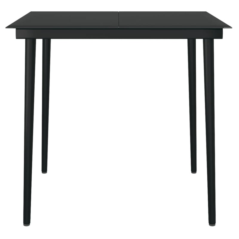 Garden_Dining_Table_Black_80x80x74_cm_Steel_and_Glass_IMAGE_3