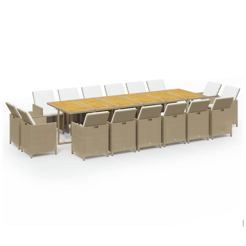 17_Piece_Garden_Dining_Set_with_Cushions_Poly_Rattan_Beige_IMAGE_2