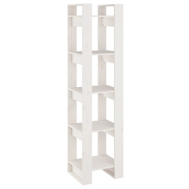 Book_Cabinet/Room_Divider_White_41x35x160_cm_Solid_Wood_Pine_IMAGE_2