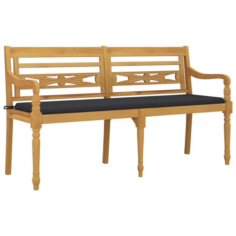 Batavia_Bench_with_Anthracite_Cushion_150_cm_Solid_Wood_Teak_IMAGE_3_EAN:8720286918562