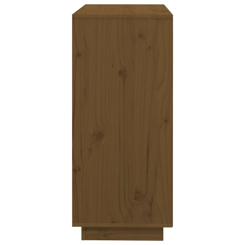 Sideboard Honey Brown 74x35x80 cm Solid Wood Pine