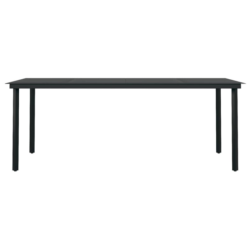Garden_Dining_Table_Black_200x100x74_cm_Steel_and_Glass_IMAGE_3