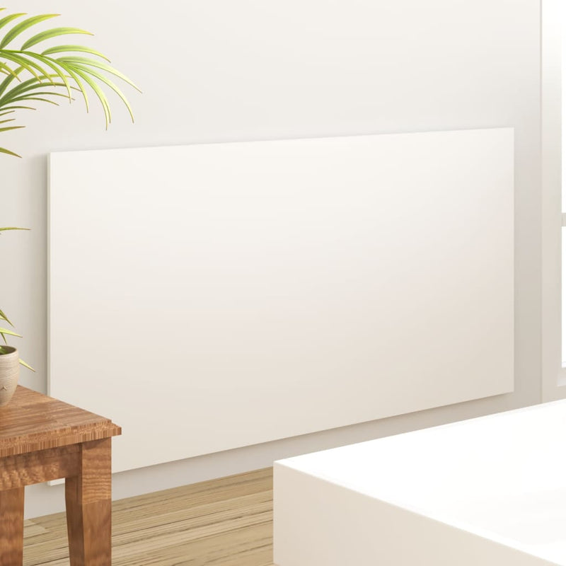 Bed Headboard White 160x1.5x80 cm Engineered Wood