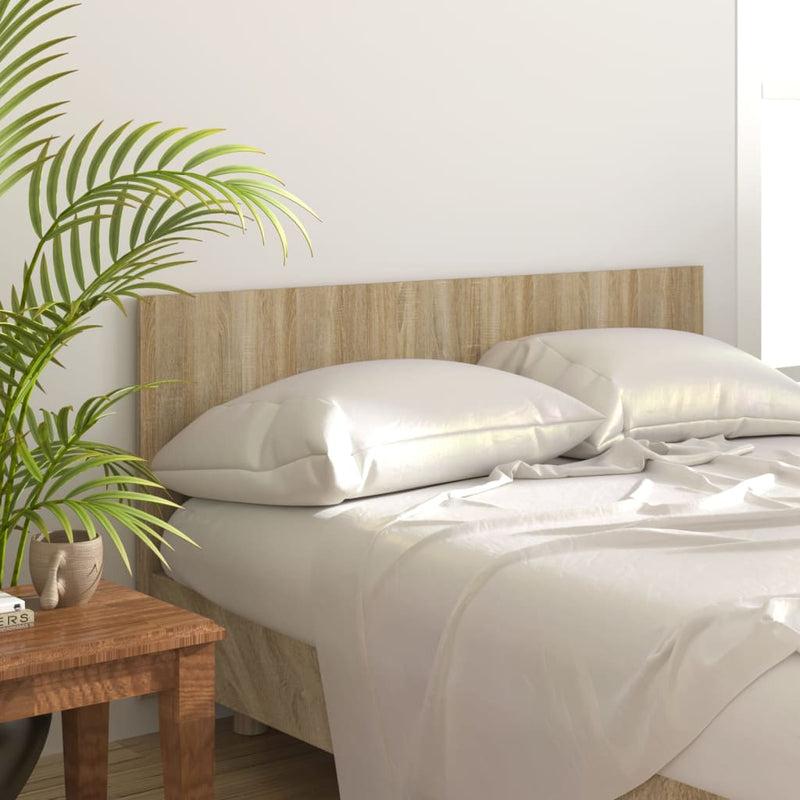 Bed Headboard Sonoma Oak 160x1.5x80 cm Engineered Wood
