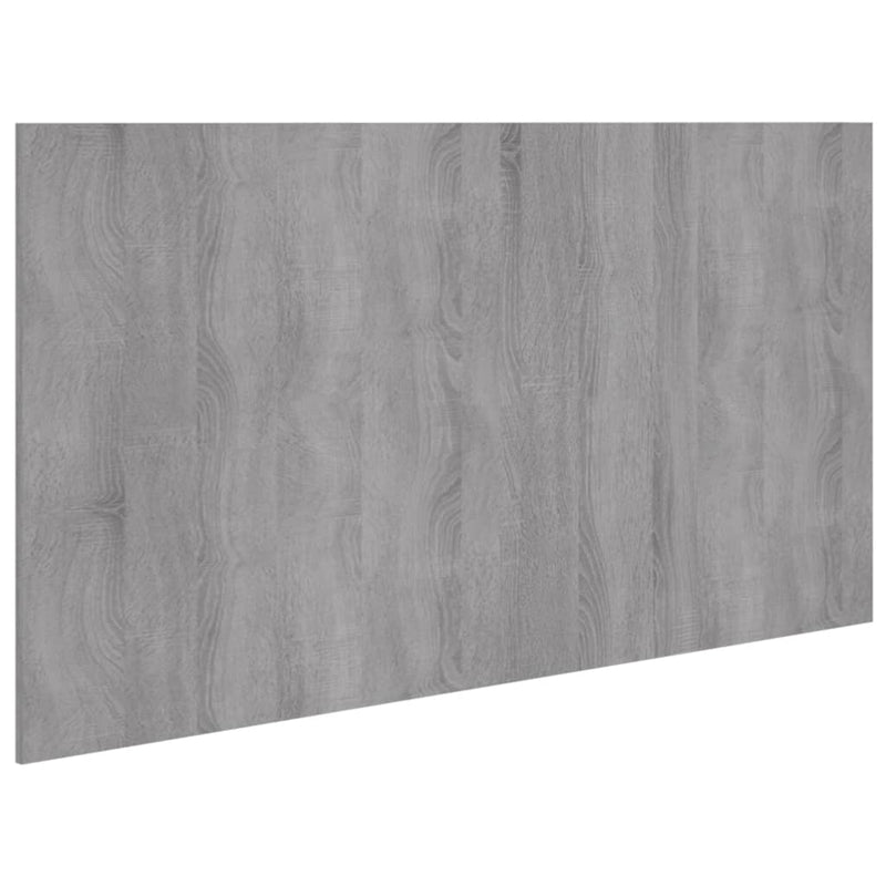 Bed Headboard Grey Sonoma 160x1.5x80 cm Engineered Wood