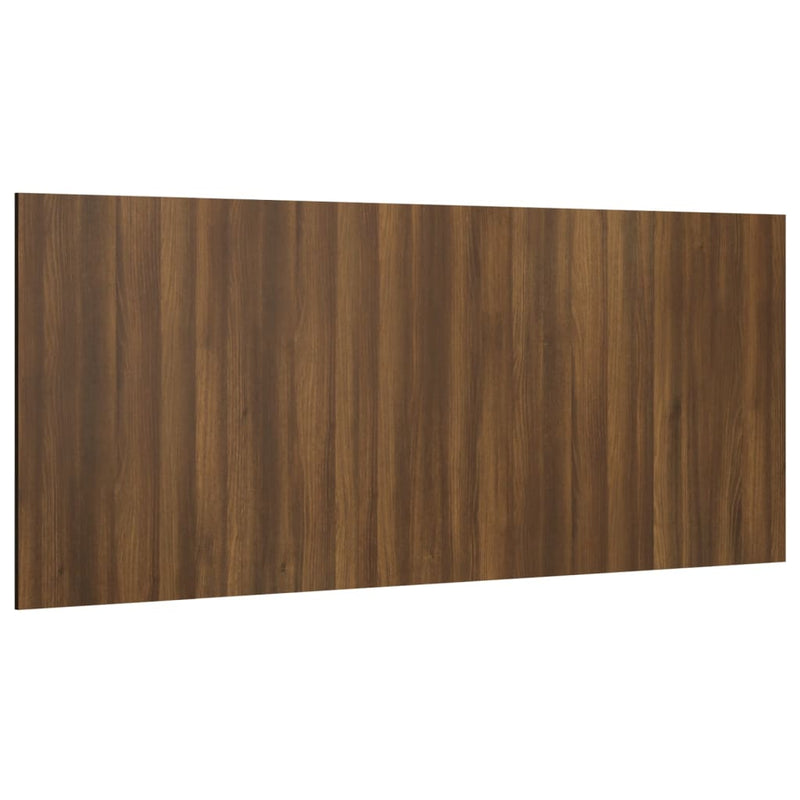 Bed Headboard Brown Oak 200x1.5x80 cm Engineered Wood