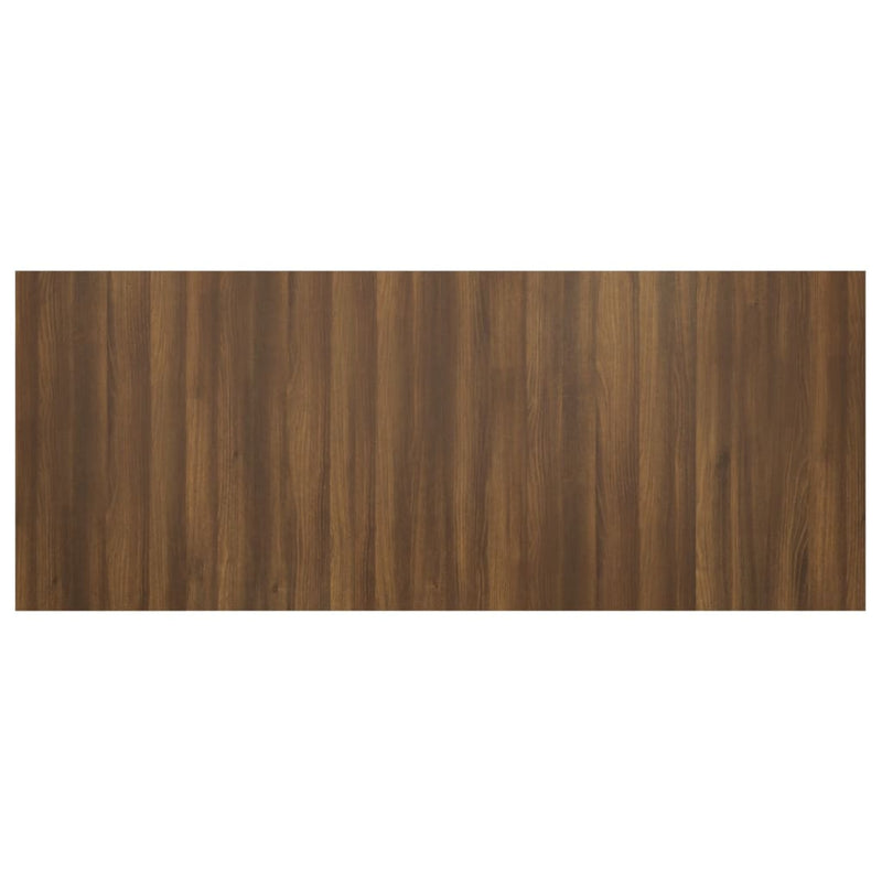Bed Headboard Brown Oak 200x1.5x80 cm Engineered Wood