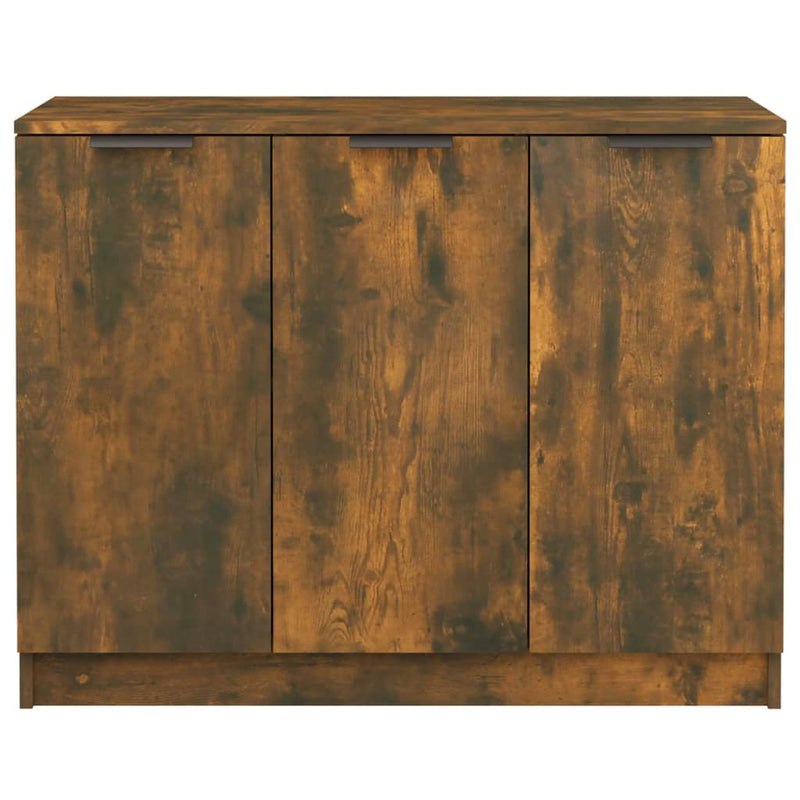 Sideboard Smoked Oak 90.5x30x70 cm Engineered Wood