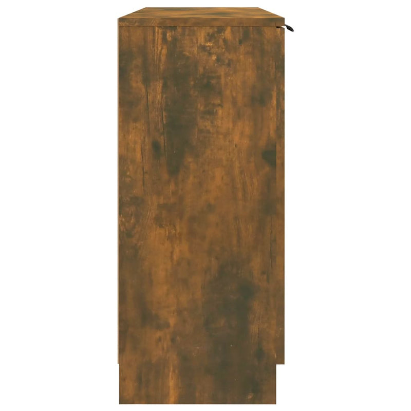 Sideboard Smoked Oak 90.5x30x70 cm Engineered Wood
