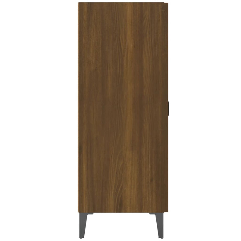 Sideboard Brown Oak 69.5x34x90 cm Engineered Wood