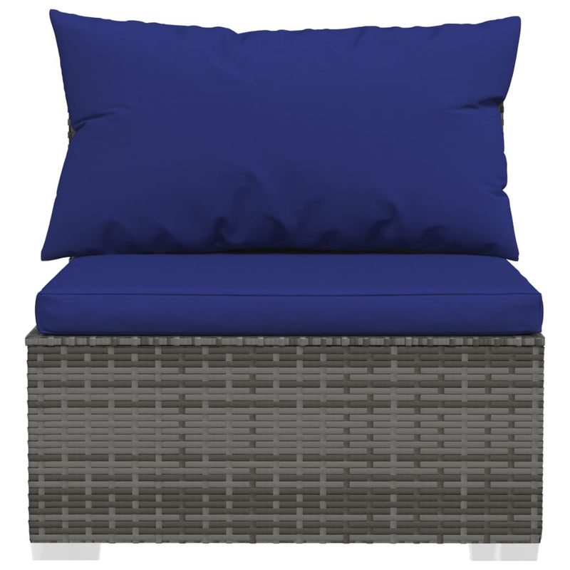 9_Piece_Garden_Lounge_Set_with_Cushions_Poly_Rattan_Grey_IMAGE_4