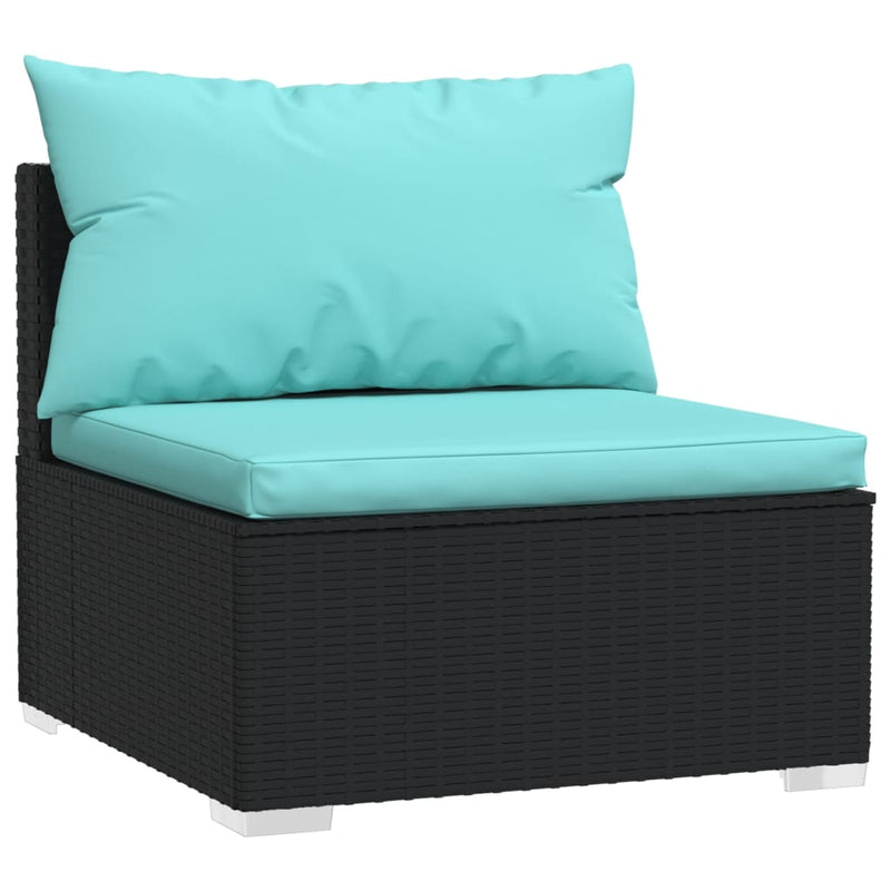 13_Piece_Garden_Lounge_Set_with_Cushions_Poly_Rattan_Black_IMAGE_5