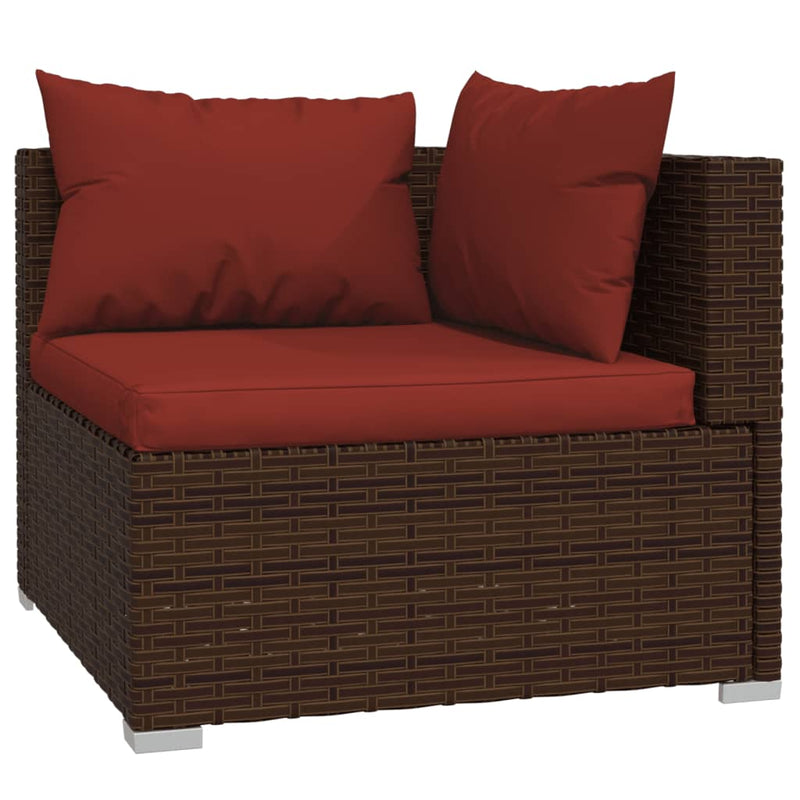13_Piece_Garden_Lounge_Set_with_Cushions_Poly_Rattan_Brown_IMAGE_3