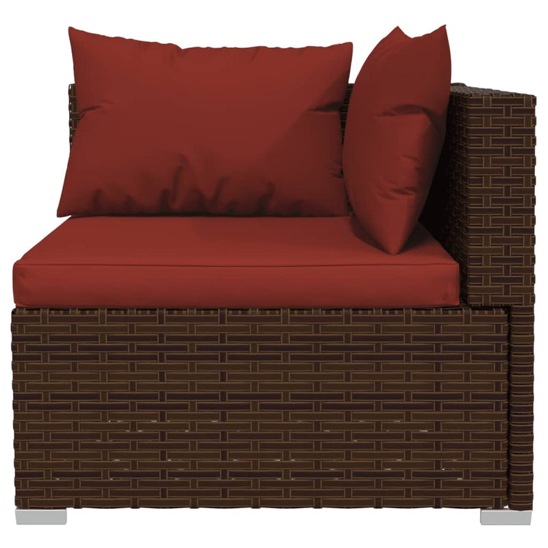13_Piece_Garden_Lounge_Set_with_Cushions_Poly_Rattan_Brown_IMAGE_4