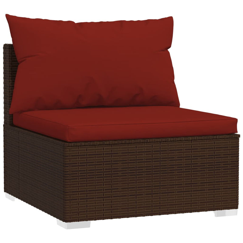 13_Piece_Garden_Lounge_Set_with_Cushions_Poly_Rattan_Brown_IMAGE_5
