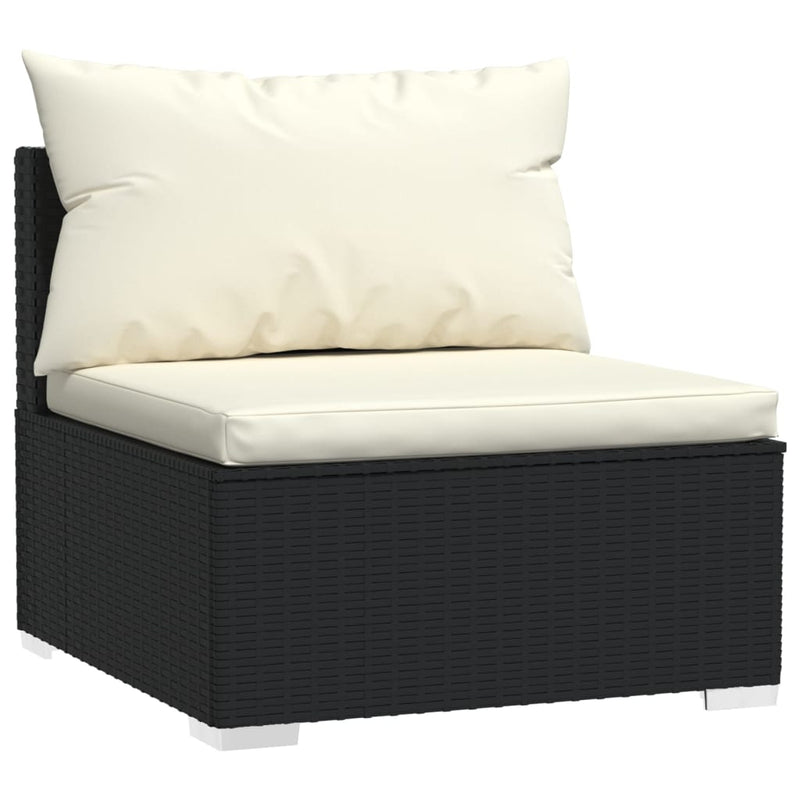 6_Piece_Garden_Lounge_Set_with_Cushions_Poly_Rattan_Black_IMAGE_4