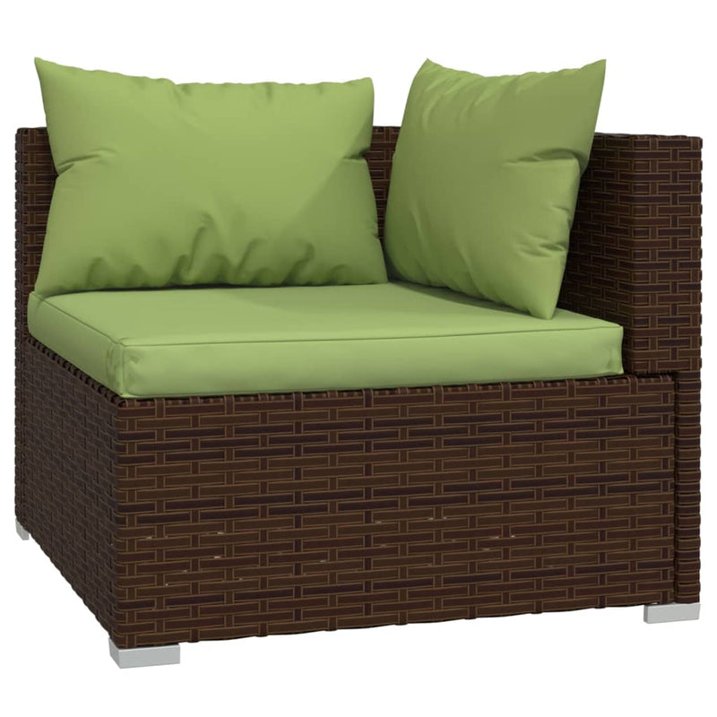 6_Piece_Garden_Lounge_Set_with_Cushions_Poly_Rattan_Brown_IMAGE_3