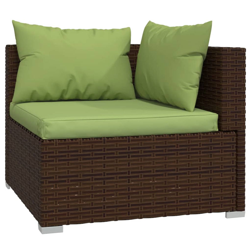 5_Piece_Garden_Lounge_Set_with_Cushions_Poly_Rattan_Brown_IMAGE_3