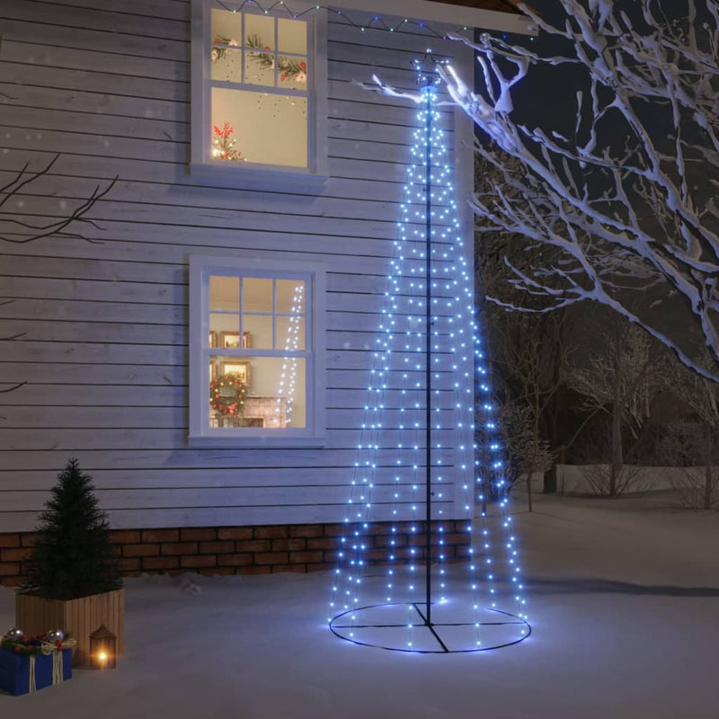 Christmas_Cone_Tree_Blue_310_LEDs_100x300_cm_IMAGE_1