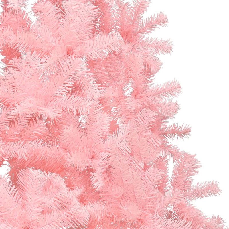 Artificial_Half_Christmas_Tree_with_Stand_Pink_240_cm_PVC_IMAGE_7