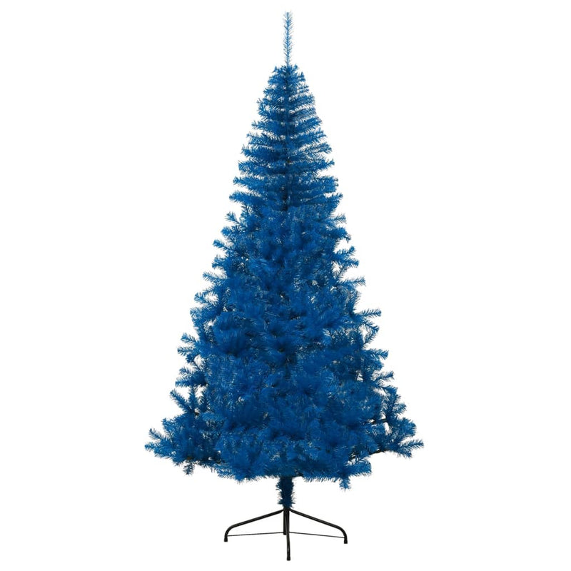 Artificial_Half_Christmas_Tree_with_Stand_Blue_240_cm_PVC_IMAGE_4