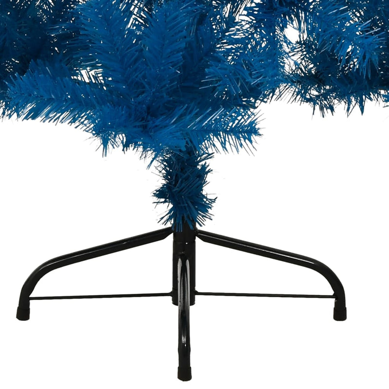 Artificial_Half_Christmas_Tree_with_Stand_Blue_240_cm_PVC_IMAGE_8