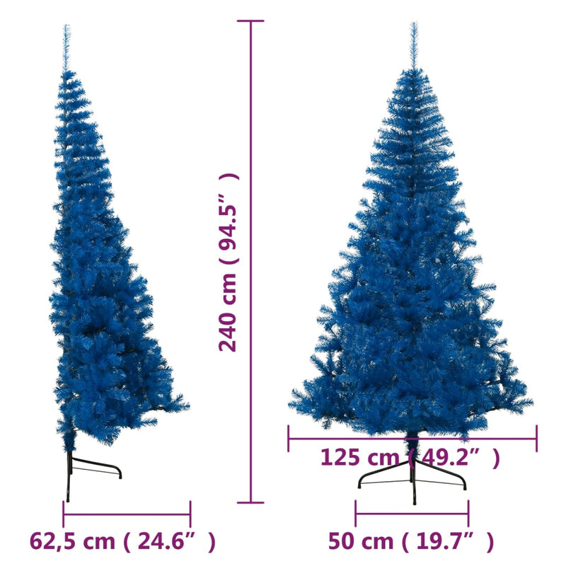 Artificial_Half_Christmas_Tree_with_Stand_Blue_240_cm_PVC_IMAGE_9