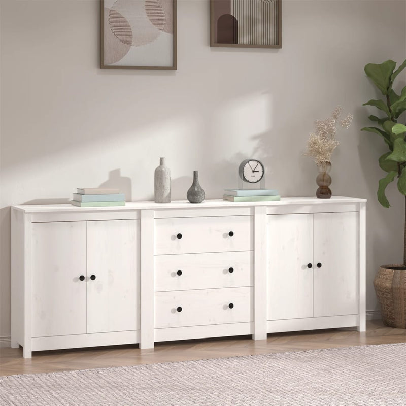 Sideboard_White_210x35x80_cm_Solid_Wood_Pine_IMAGE_1
