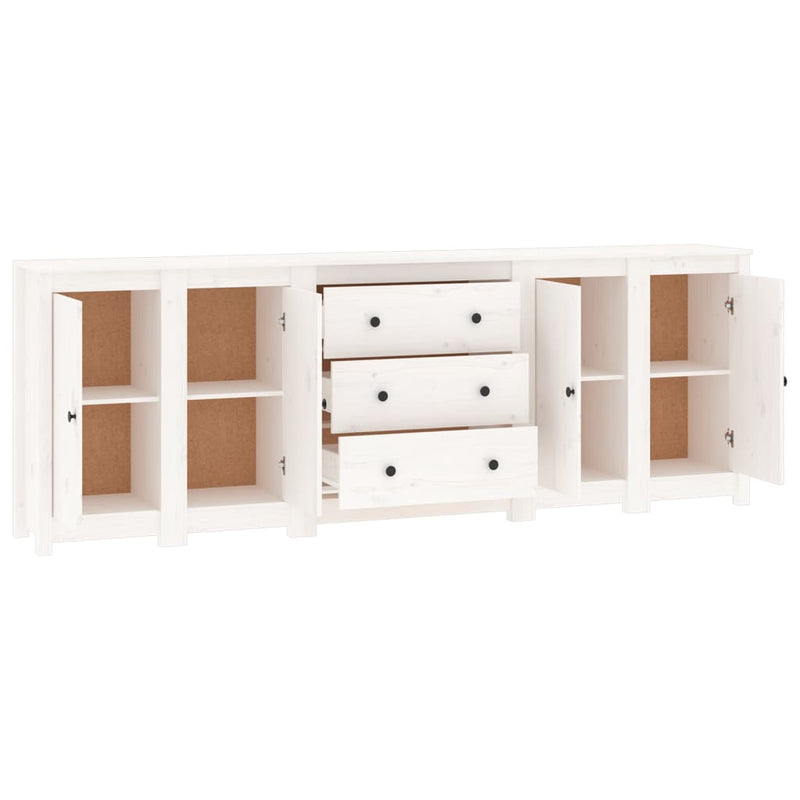 Sideboard_White_230x35x80_cm_Solid_Wood_Pine_IMAGE_5