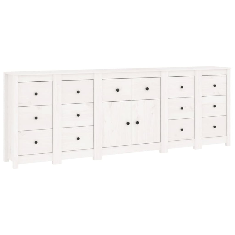 Sideboard_White_230x35x80_cm_Solid_Wood_Pine_IMAGE_2_EAN:8720287100324