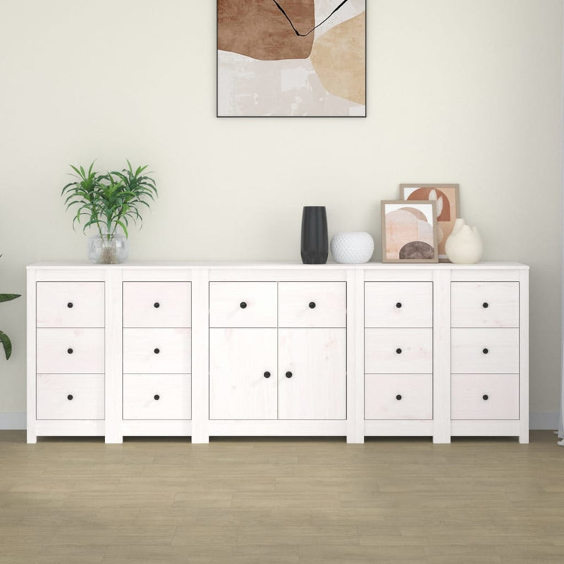 Sideboard_White_230x35x80_cm_Solid_Wood_Pine_IMAGE_3_EAN:8720287100324